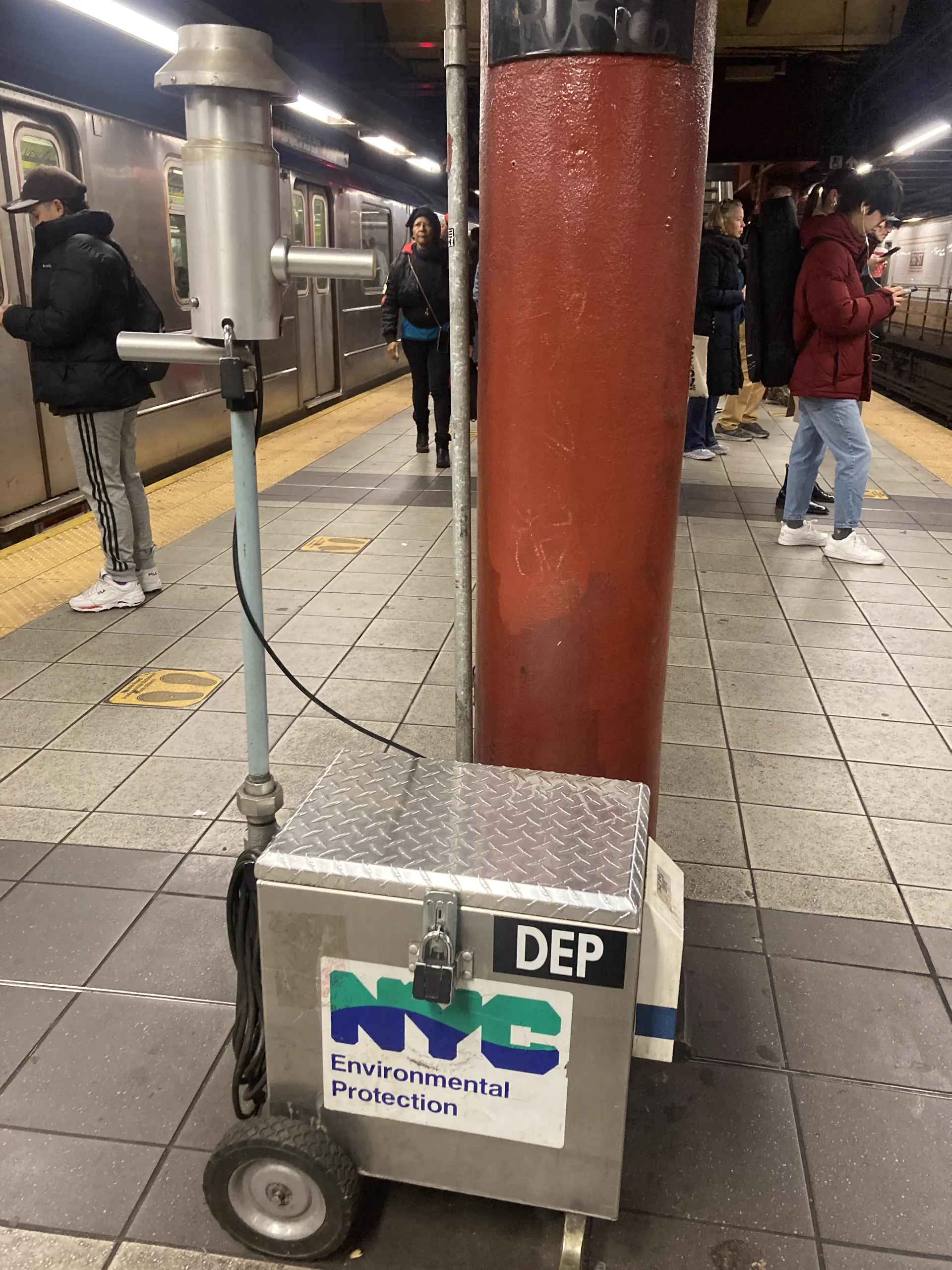 New York City Subway Air Quality Monitor